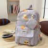 Cartoon Print Student Schoolbag Women's Backpack Large Capacity Backpack