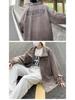 Men's Suede Fleece Retro Windbreaker: Spring/Autumn, Black, Wear-Resistant, Trendy Rogue Brand Jacket