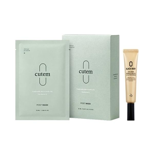 Post Mask Set 25ml x 10ea + Black Ruby Collagen Eye Cream 30ml_22122502_587805