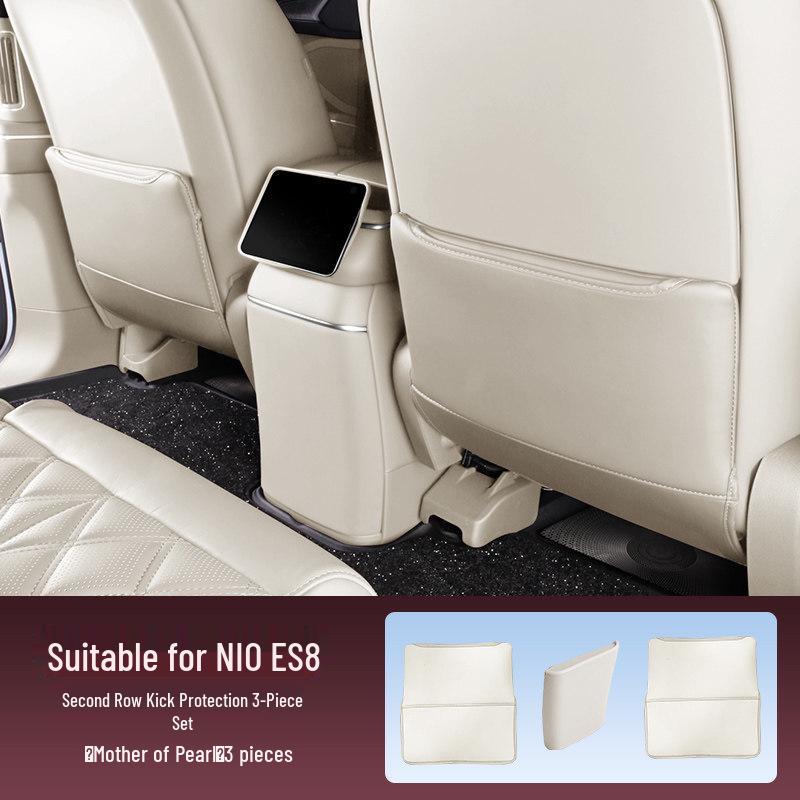 NIO ES8 Seat Kick Mats: Protective Covers for Rear Seat Footrests, Compatible with 26 Models