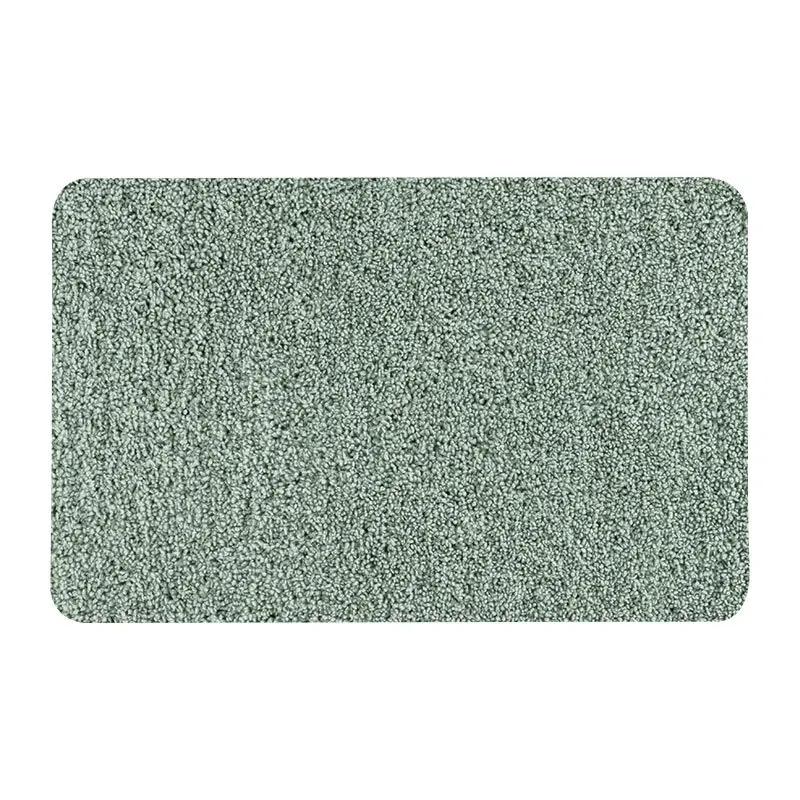 Long Cotton Plush Bath Mats, Thick Plush Bathroom Rug Carpet, Super Absorbent Quick Drying Foot Mat, Super Soft Anti Slip
