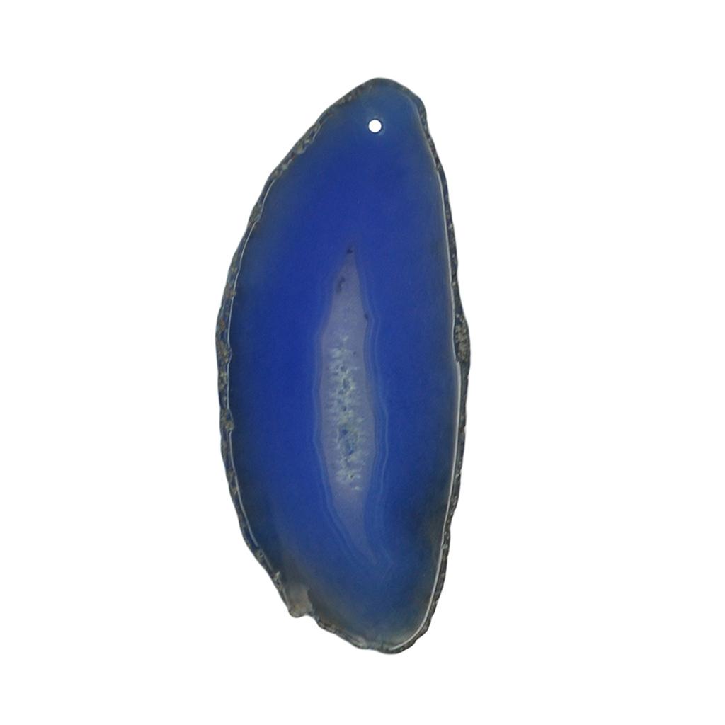 6 Piece Irregular Shape Agate Quartz Slice Pendant Charms For Jewelry Making