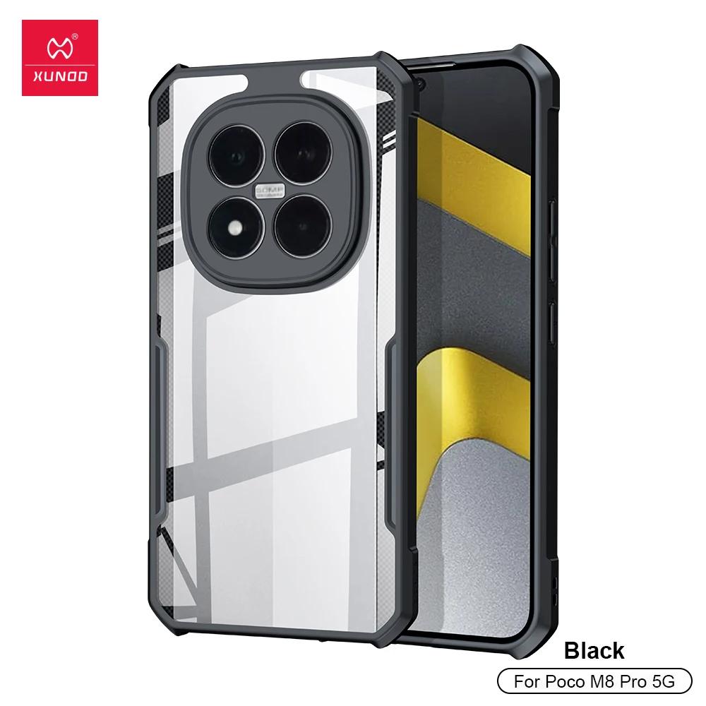 For Xiaomi Poco M8 Pro Case Poco M8 Casing XUNDD Airbag Shockproof Bumper Protective Cases Transparent Back Cover