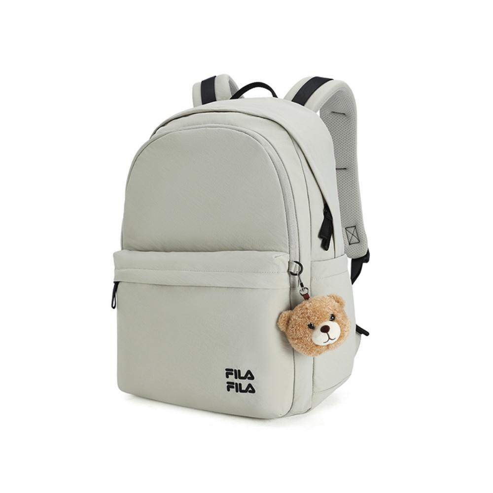 New FILA ORIGINALE Fabric Backpack Unisex Morning Twilight Gray Khaki F13U539131FLK