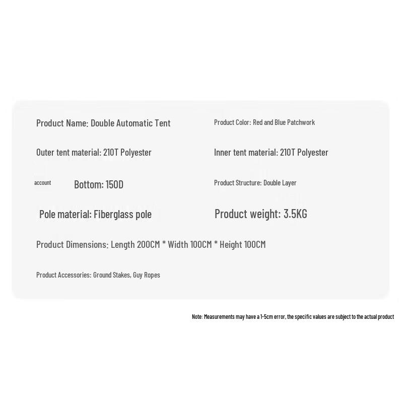 CTDX Outdoor & Emergency Portable Tents