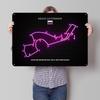 Sochi Autodrom Poster Retro D Printed Metal Signs Customized Wall Hanging Gift for Home Decor Accessories Bedroom Decoration