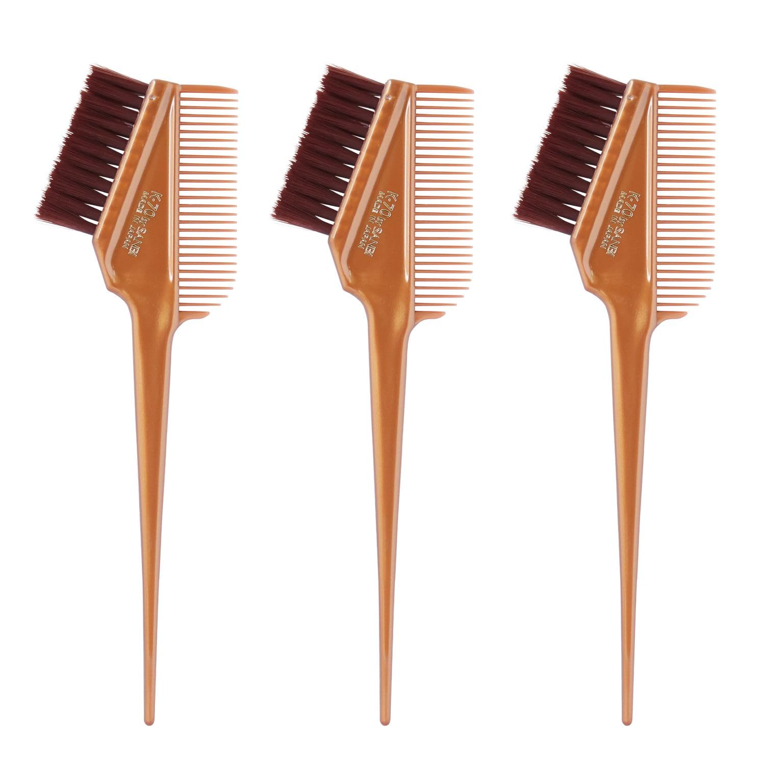 

Sanbee Industrial Hair Dye Brush Soft Set Made in Japan [Outlet Item] K-70 3-Piece (Bronze) бронзовый