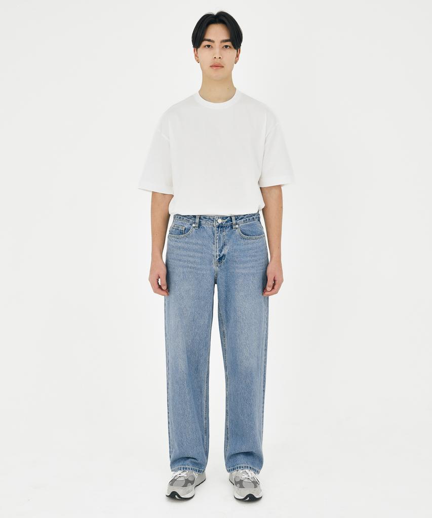 Seleuji Semi-Wide Denim Pants V1_Blue