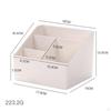Desktop Storage Box Cosmetic Case Desk Organization Display Tabletop Organizer for Dresser
