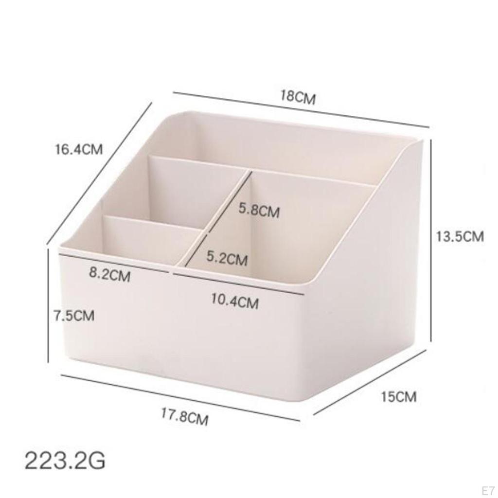 Desktop Storage Box Cosmetic Case Desk Organization Display Tabletop Organizer for Dresser