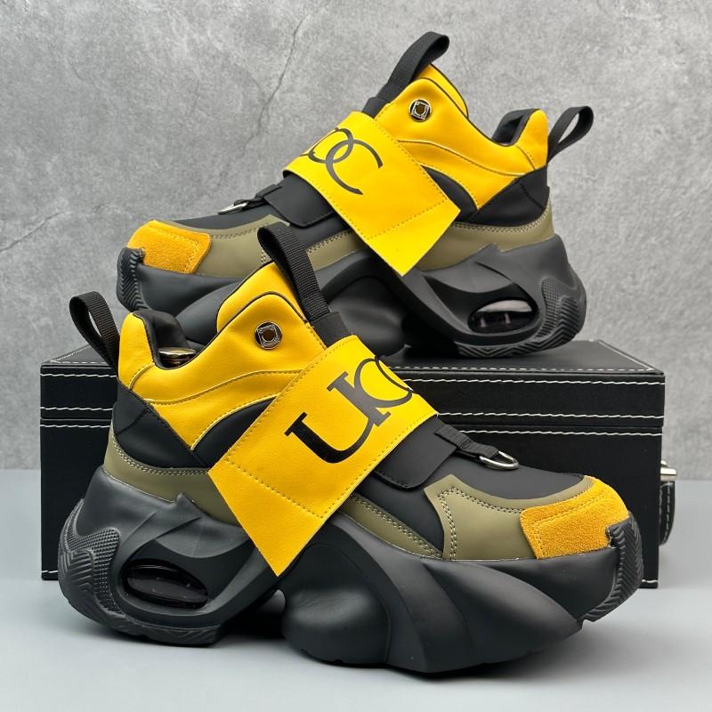 Men's shoes platform dad shoes sports casual shoes heightening shoes