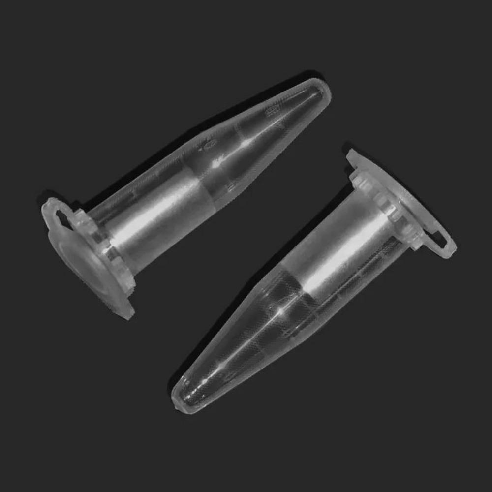 500Pcs 1.5ml Micro Centrifuge Tube Test Tube Vial Clear Plastic Vials Container Snap Cap for Laboratory Samples