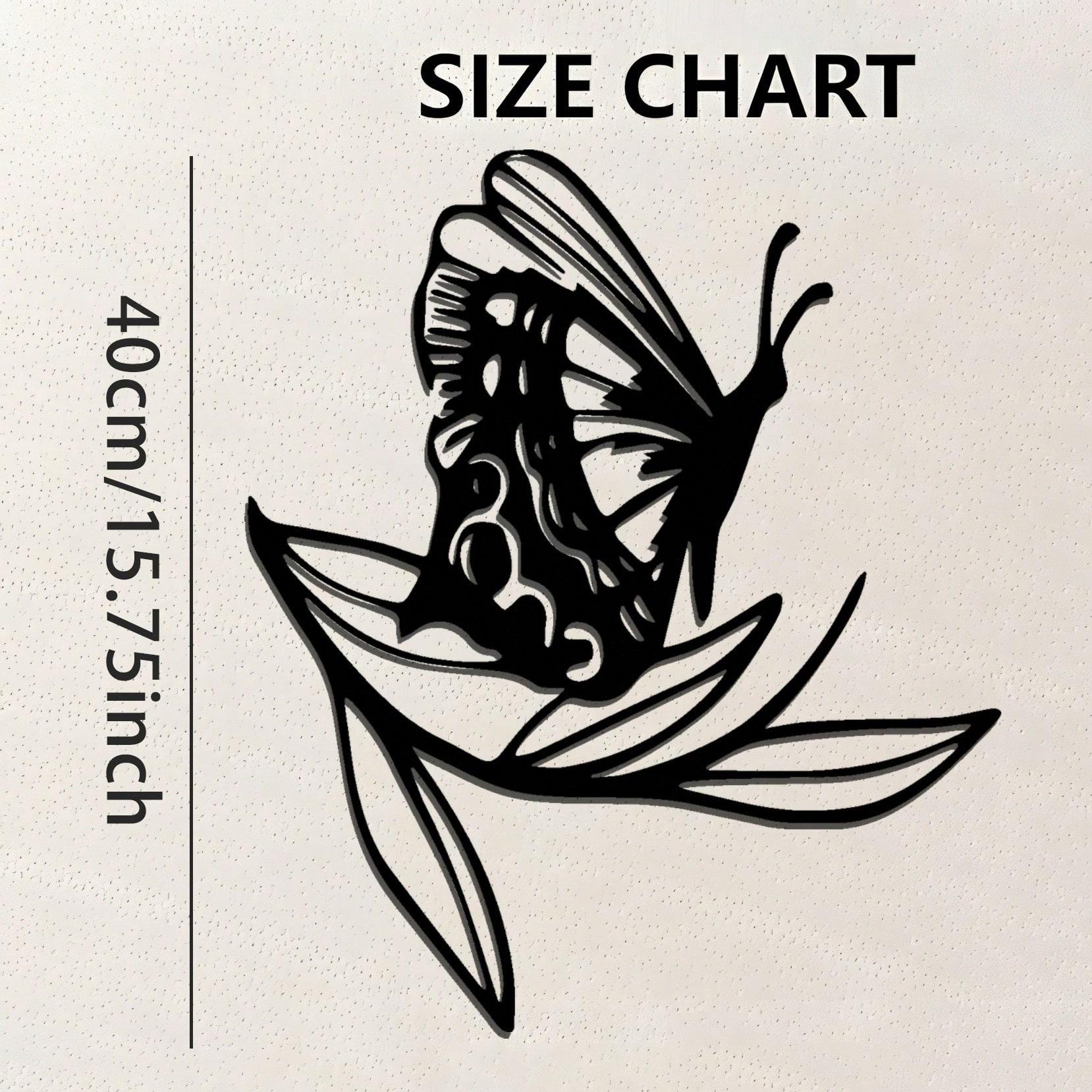 Laser Cut Iron Dragonfly Leaf Wall Art Heavy Duty Indoor Outdoor Metal Decor