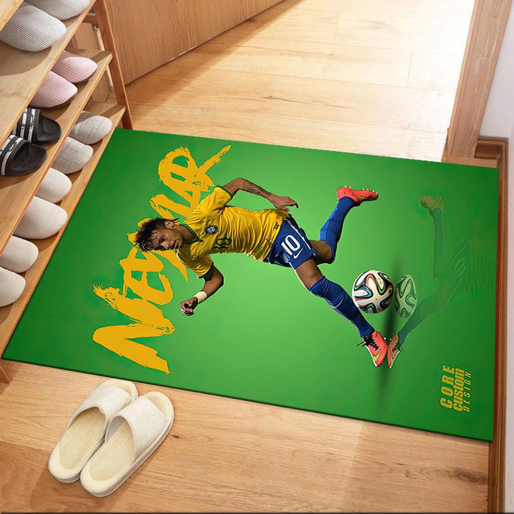 Neymar Jr. Brazil Celebration Square Rugs Are a Great Choice for Living Rooms, Bedrooms, Home Décor, and As Gifts.