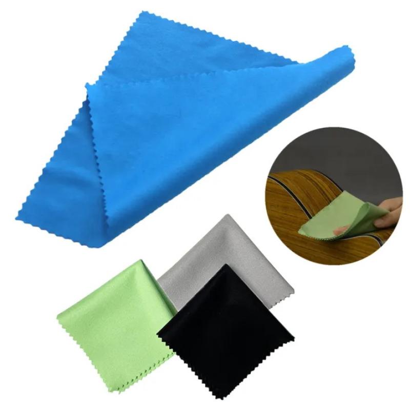 Polishing Cleaning Cloths 4 Pack Accessory Cleaning Cloths Guitar Polishing Microfiber Wax Removal Cloths