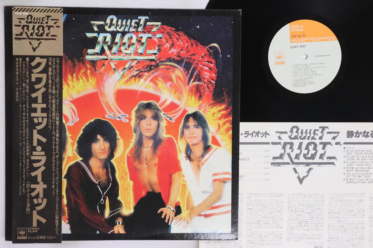 

Вінілова платівка QUIET RIOT - Quiet Riot 25AP880 CBS SONY 1978 Японія Обі Метал Б/в
