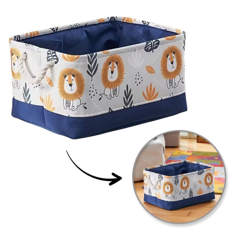 Pojemnik Na Zabawki Kosz Organizer Lwy 30X40X22 Cm Do Pokoju Dziecka