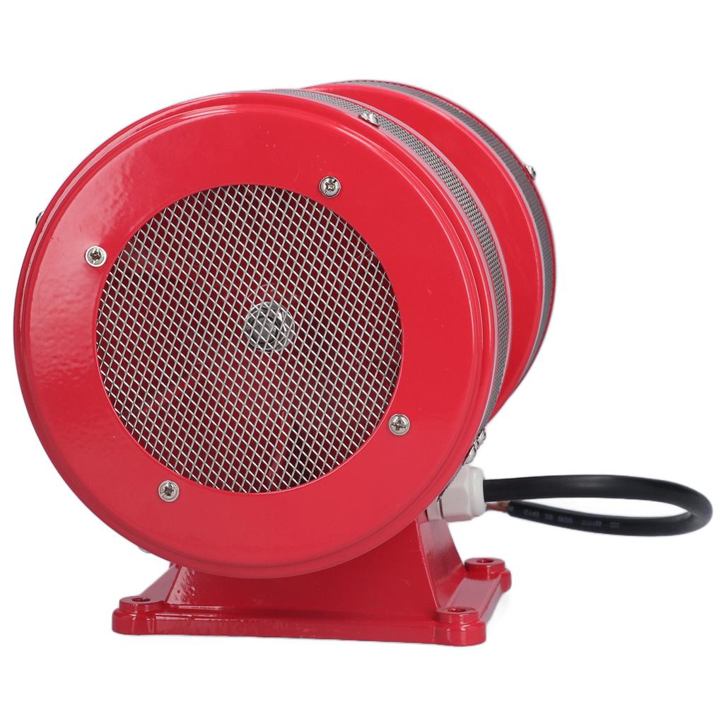 Motor Alarm Dual Way 135dB High Decibel Electric Air Raid Siren Screw Mounting AC 220V MS?590