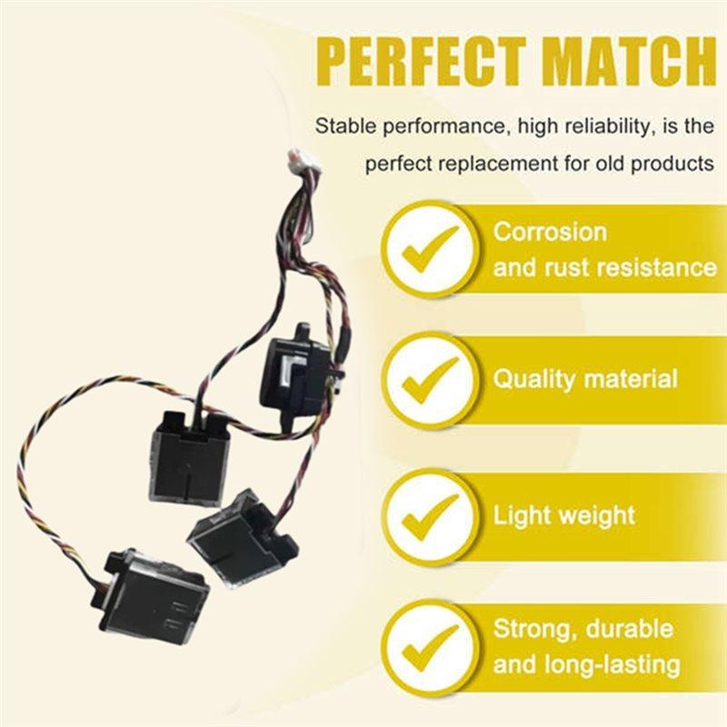 A83G-Left+Right Cliff Harness Assembly For Roborock P10S Pro / Q Revo Master Robot Vacuum Cleaner Replacement Accessories