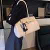 Textured Spring Bag Women's Bag 2025 Tote Bag Fashionable Large-capacity Niche Handbag