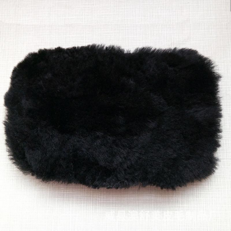 

Pure Wool Leather Shoe Polishing Gloves: Soft Care & Cleaning Wipes for Leather Shoes чёрный