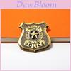 Zootopia Judy Police Badge Cartoon Alloy Decorative Pin For Fans