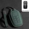 Suede Car Remote Key Case Cover for Toyota RAV4 Crown Hilux Fortuner Camry Land Cruiser Prado Prius Camry CHR C-HR Protector Fob
