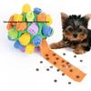 Pet Sniff & Play: Hidden Food Rubber Ball Toy for Dogs