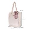 Ocel Mineed by Oshi Window Tote Bag with Ribbon, Carabiner, and Removable Sheet (Ivory)