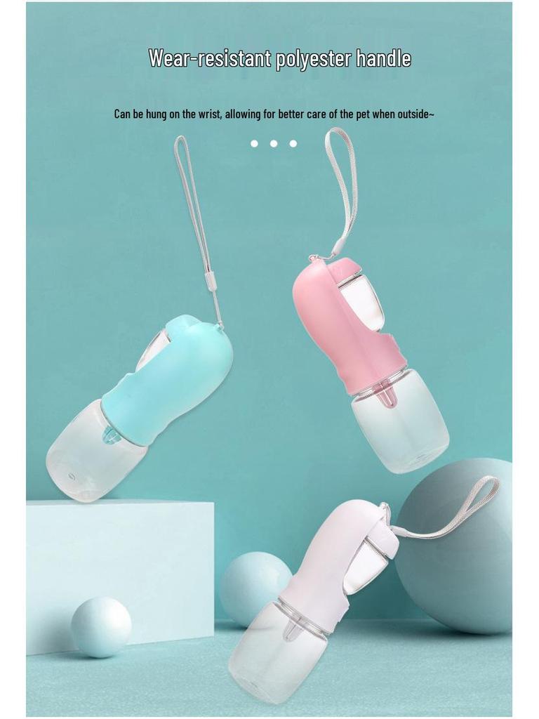 Portable Pet Water Bottle - Outdoor Dog & Cat Feeder Cup