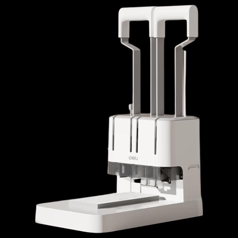 Deli 3876A Effort-Saving Manual Document Binding Machine CN plug (adapter included)