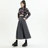Skirts Women Chic College All-match Autumn Basic Midi Popular Korean Style Fashion Ladies Clothing Pleated Faldas Vintage