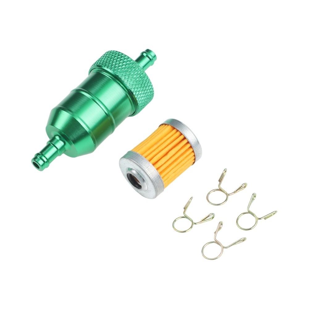 8MM Aluminum Alloy Inlne FUEL Filter Motorcycle ATVs Motorbike Moped
