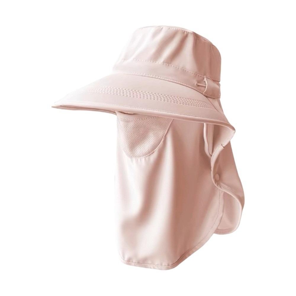 Caps Mask Set Sunscreen Sun Hat Sun Protection Neck Flap Bucket Hat Neck Protection Wide Brim Fisherman Hat Fishing