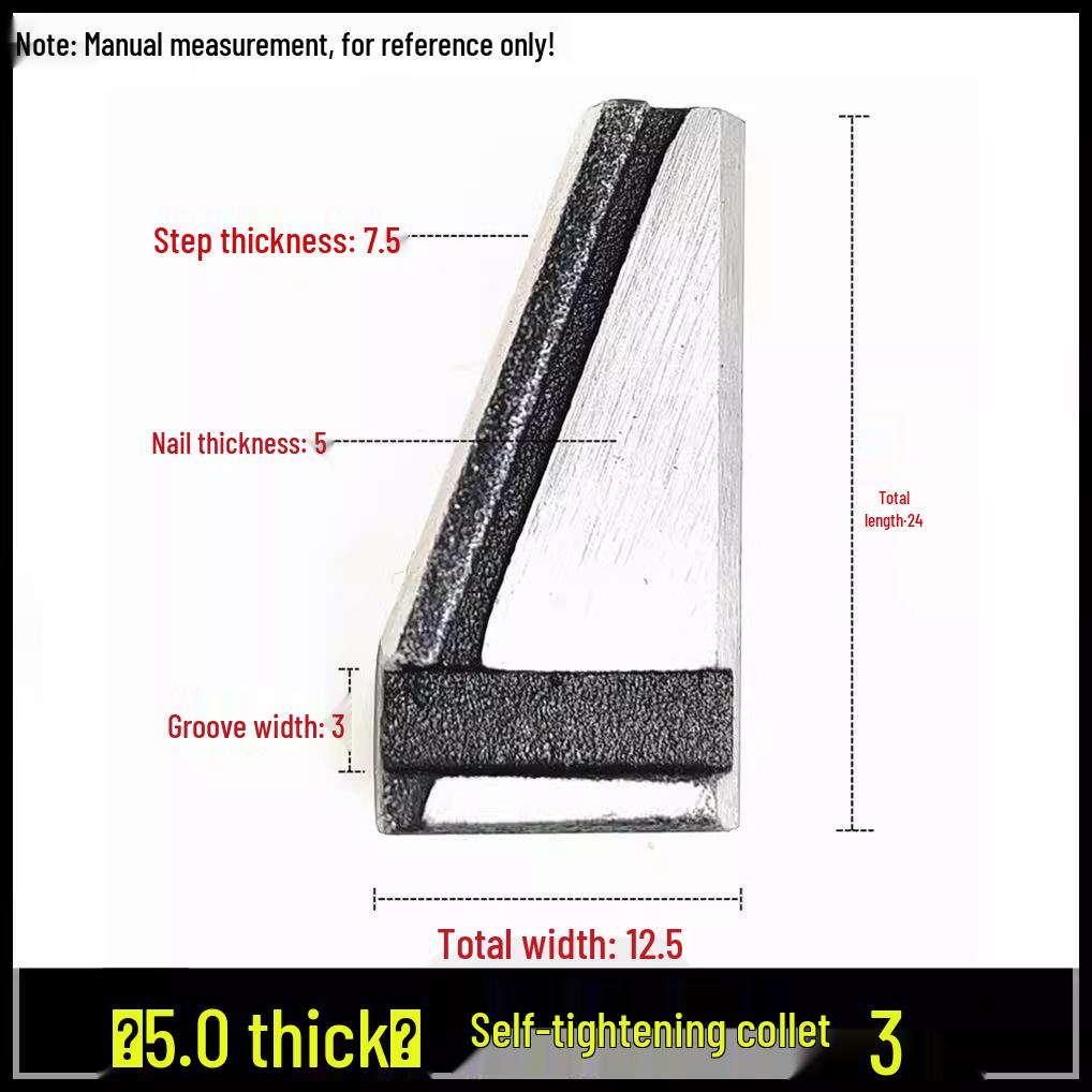 

Automatic Self-Tightening Drill Chuck with 3 Jaws (1-13mm, 16-20mm) - Drill Chuck Accessories