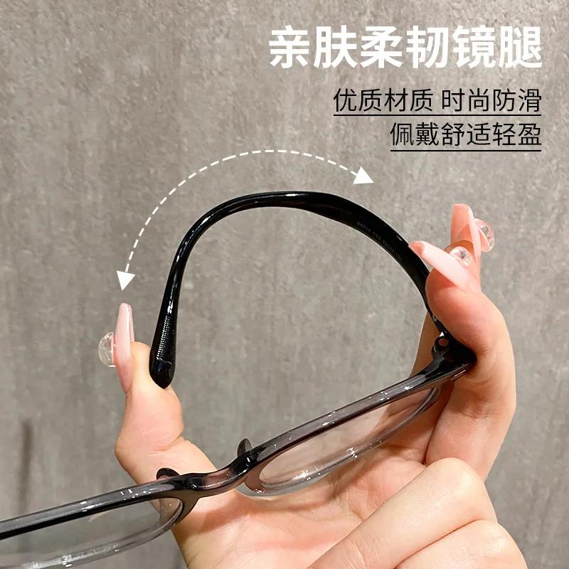 Customized Prescription Glasses Men Women TR90 Black Square Anti Blue Light Eyewear Optical Myopia Classic Eyeglasses Ultralight