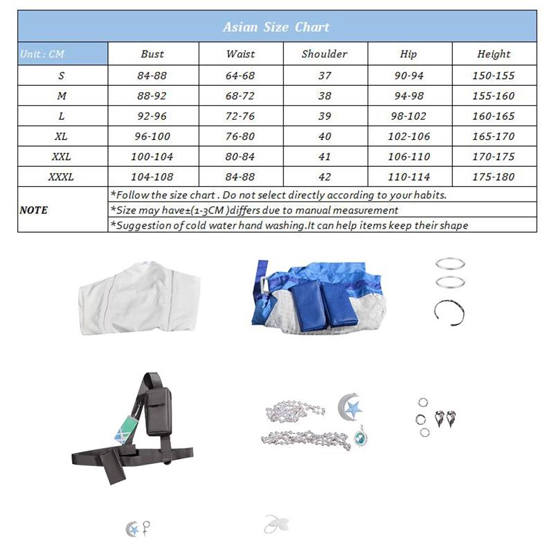 Nikke Goddess Of Victory Arcana Cosplay Costume Commander Tarot Shoper Arcana Women White Dress Halloween Carnival Suit