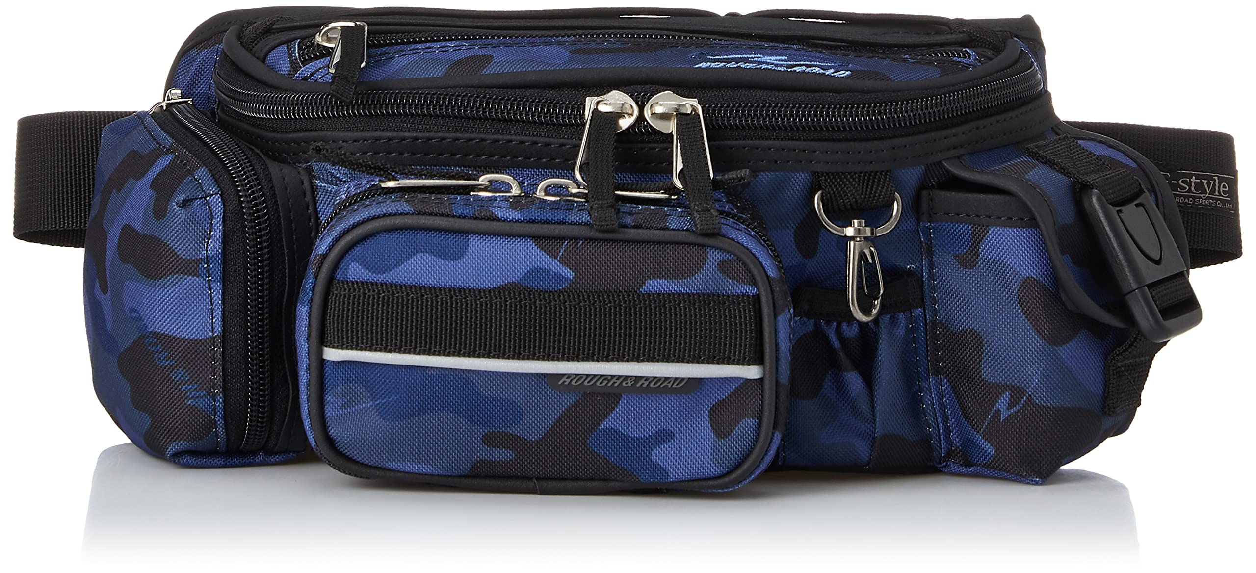 

Motorcycle Waist Bag Waist Bag SP Navy Camo RR9451SP ROUGH&ROAD F-style F-Rough W25XD8.5XH14cm (Maximum)