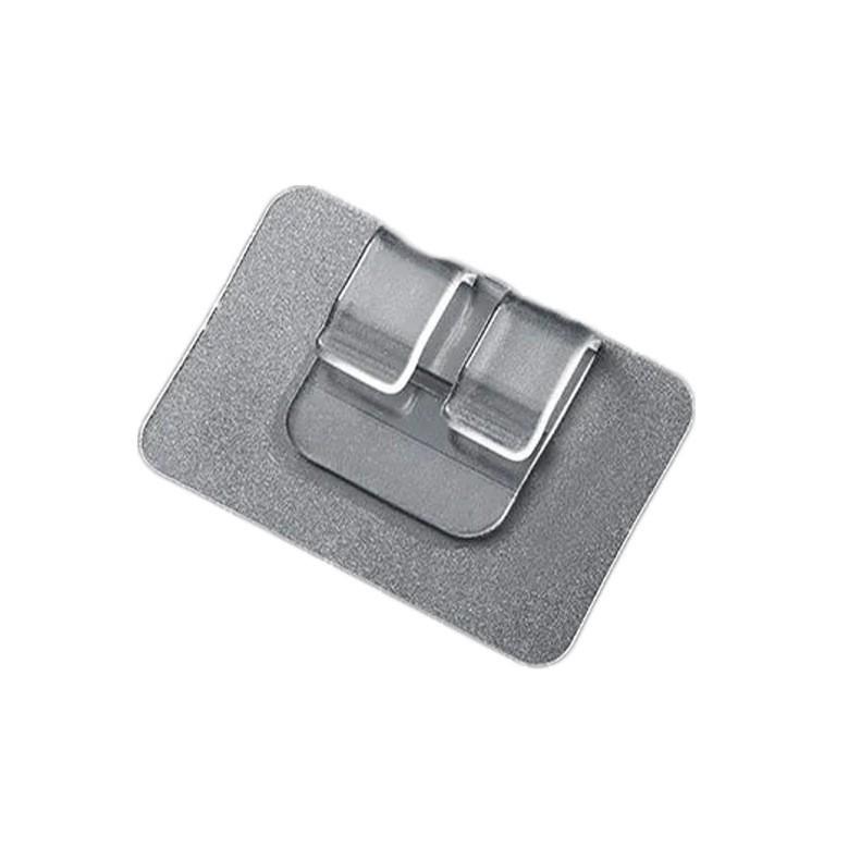 Strong No-Punch Adhesive Plastic Hooks - Transparent, Load-Bearing for Kitchens