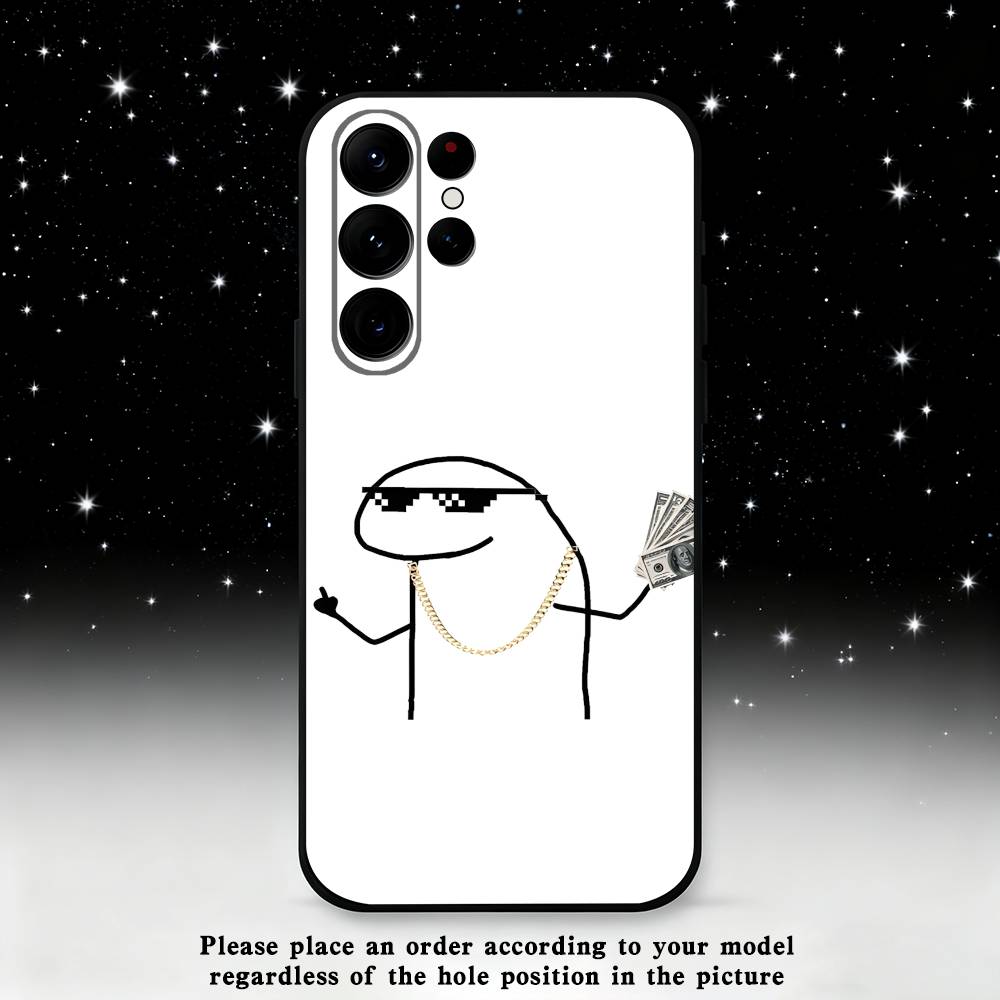 Celular flork Handyhülle Für Samsung S25,S24 Ultra,S20,S30 plus,S22 plus,S23,S30 Ultra 5G Silikon Schwarzes Gehäuse