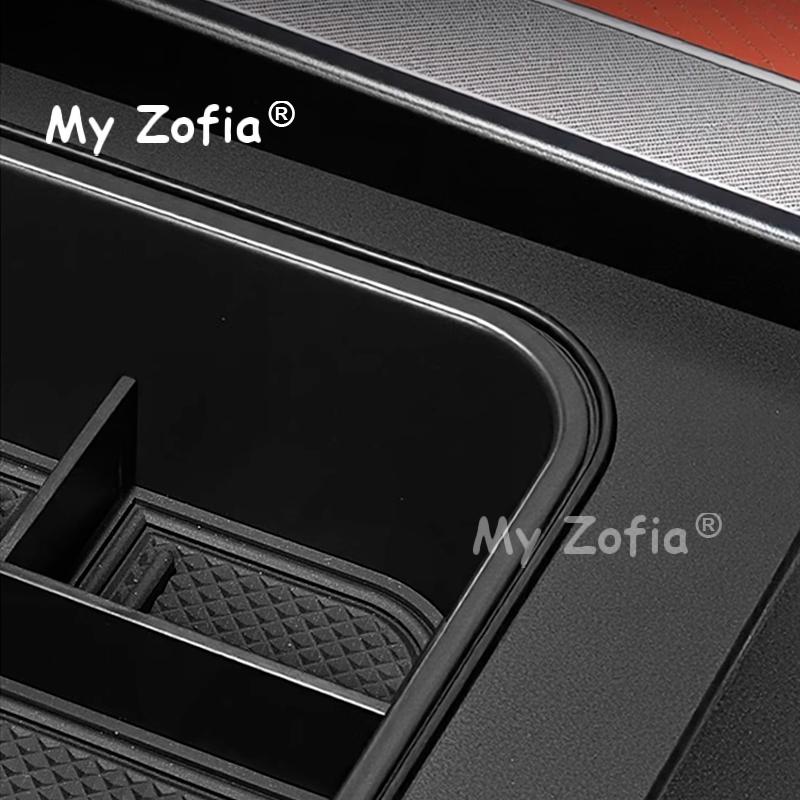 For BYD Sealion 8 TANG L 2025 2026 Car Center Console Tray Armrest Storage Box Organizer Interior Stowing Tidying Accessories