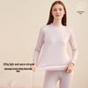 Dingguagua Pure Cotton Semi-High Collar Thermal Underwear Set