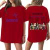 Women's Short Sleeve T-Shirt Casual Letter Print Neck Tee for Daily Wear