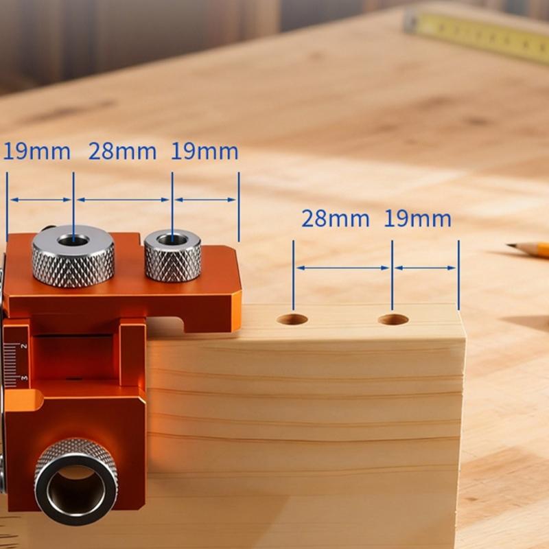 Drilling Locator for Cabinet Splicing Wood Dowel Camera Jig Set Eccentric Wheel Punching Template For Woodworking