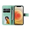 7-petal Flowers Pu Case For Iphone 13 Pro Max Green