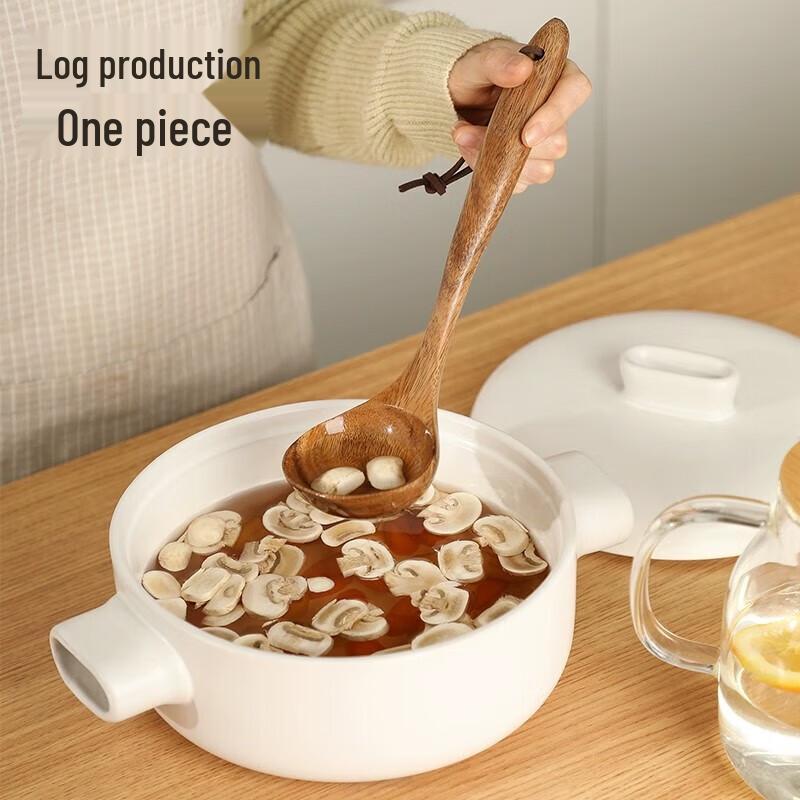 LC LIVING Acacia Wood Soup Ladle