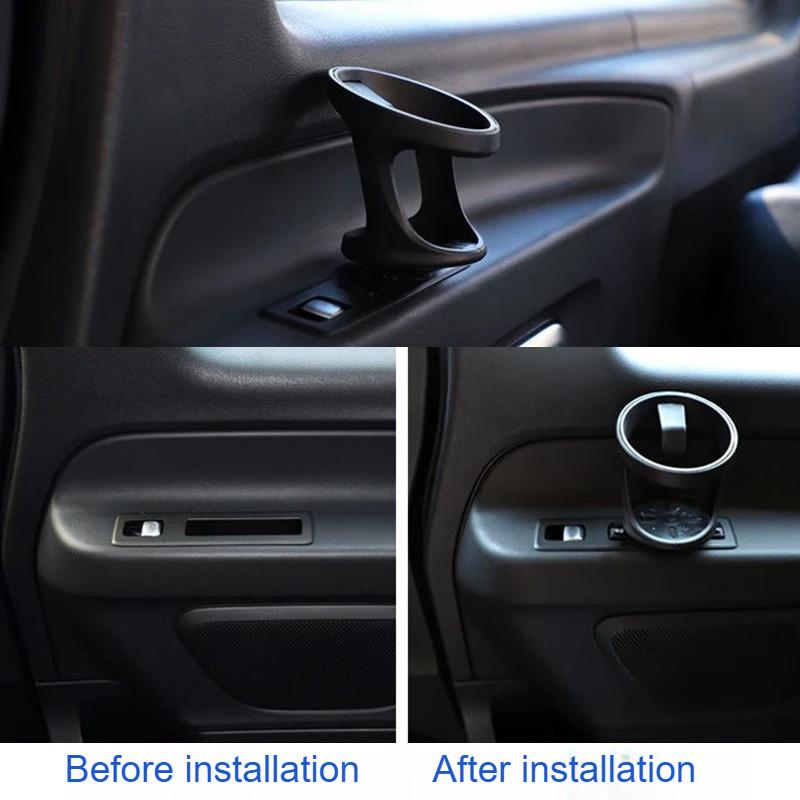 For Mercedes-Benz New Vito 2016 2017 2018  - V260 Metris Rear Water Cup Bracket Rear Water Cup Base Cup Holder