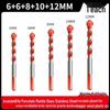 All-in-One 6mm Alloy Triangle Drill Bit for Tile, Concrete, Glass, and Cement