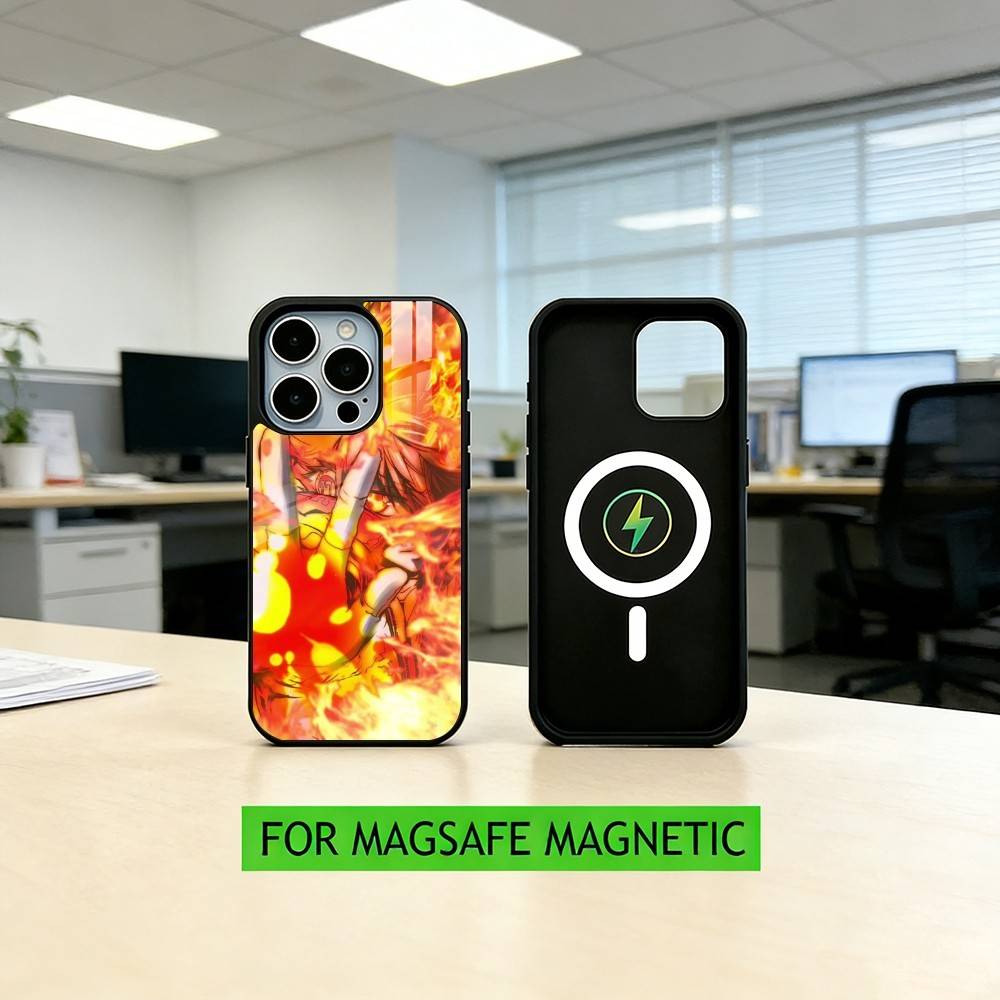 

Hitman R-Reborn Tsuna S-Sawada Phone Case For iPhone17,16,15,14,13,12,11 Plus,Pro Magnetic For Magsafe Wireless Charging iPhone17Pro