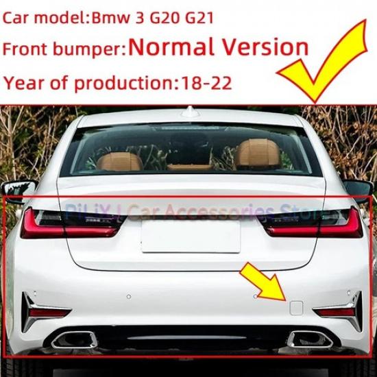 Rear Bumper Tow Hook Cover for BMW 3 Series G20 Sedan G21 Wagon 2018 -